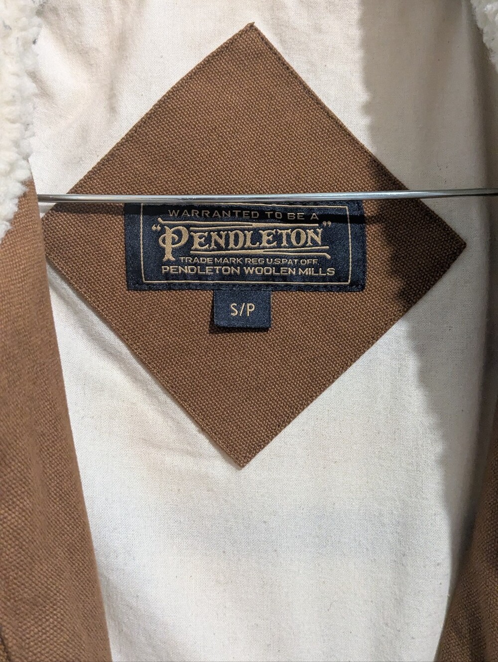 Pendleton Glacier Sunset Stripe Sherpa Coat - Picture 3 of 6
